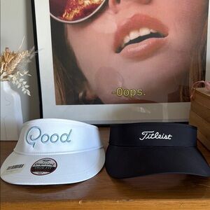 Golf Visors - Titleist and Good Good